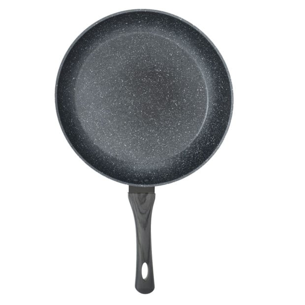 4 Piece Fry Pan Set 20cm 24cm 28cm 30cm Complete Grey Handle Set Image 9