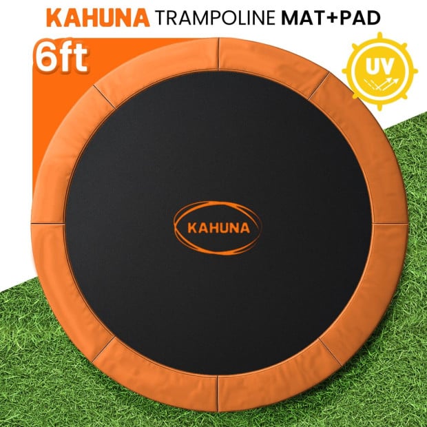 Kahuna 6ft Trampoline Safety Pad and Mat - Trampoline Accessories