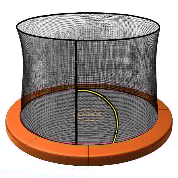 Kahuna 6ft Replacement Trampoline Spring Pad Cover Safety Net Set Image 14