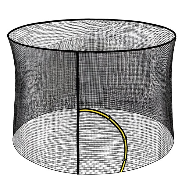 Kahuna 12ft Replacement Trampoline Safety Pad Cover and Safety Net Set Image 2