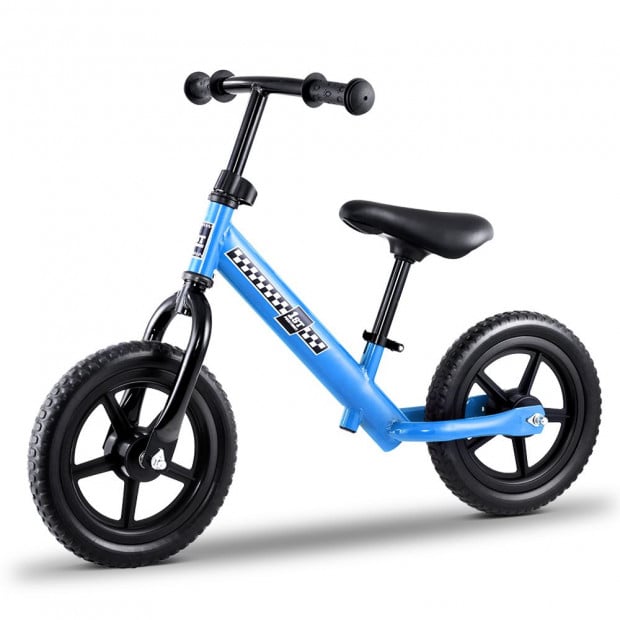 Kids Balance Bike Ride On Toys Puch Bicycle Wheels - Blue