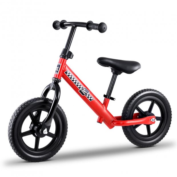 Kids Balance Bike Ride On Toys Puch Bicycle Wheels - Red