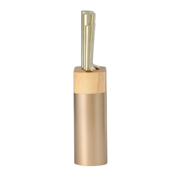 6pcs Kitchen Knife Set Stainless Steel Nonstick Block Chef Sharp Image 4