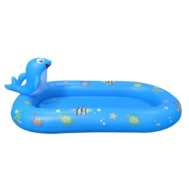 Inflatable Pool Water Splash Spray Mat Kids Children Sprinkler Outdoor