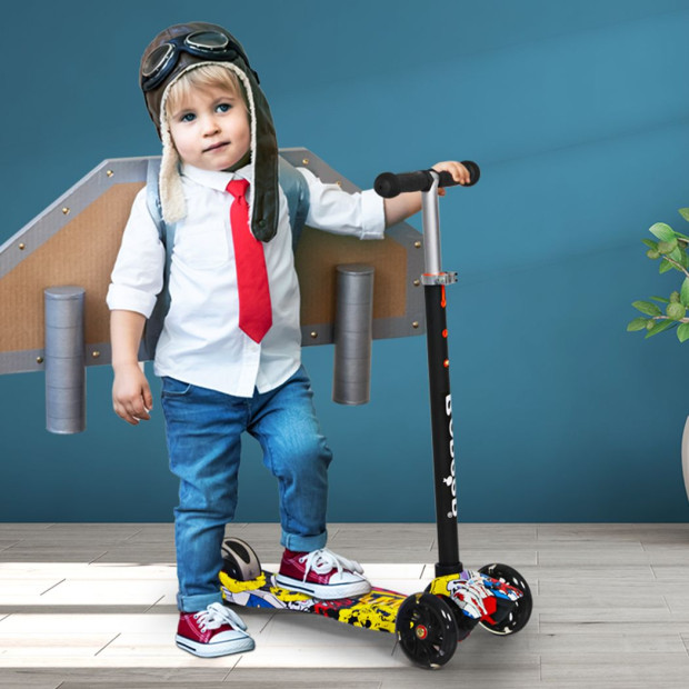 Kids Scooter 3 Wheels Slider Toddler Toys Flashing LED Image 7