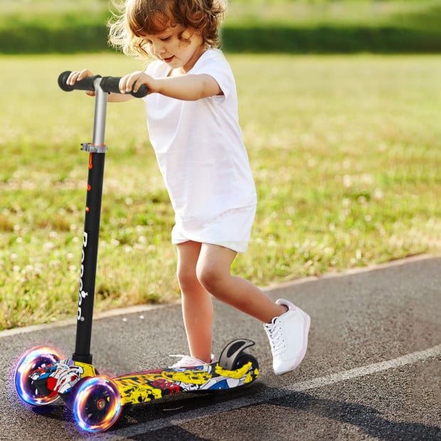 Kids Scooter 3 Wheels Slider Toddler Toys Flashing LED Image 8