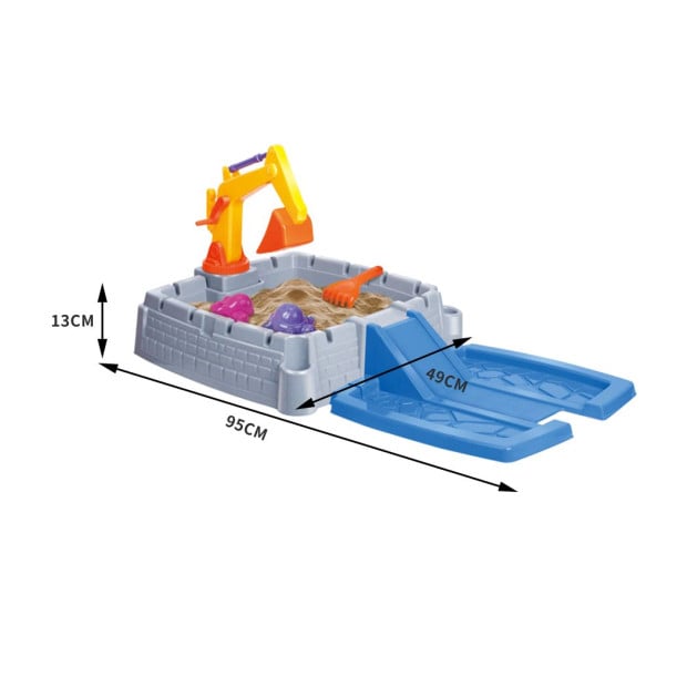 Kids Beach Toys Sandpit Outdoor Sand Game Water Table Pretend Play Toy Image 3