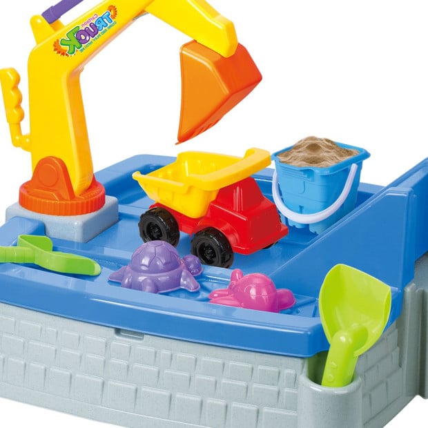 Kids Beach Toys Sandpit Outdoor Sand Game Water Table Pretend Play Toy Image 6