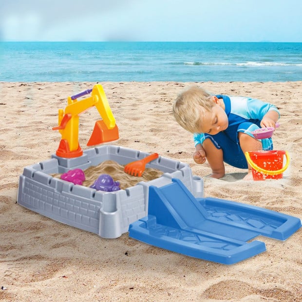 Kids Beach Toys Sandpit Outdoor Sand Game Water Table Pretend Play Toy Image 8