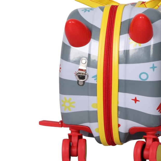 Kids Ride On Suitcase Children Travel Luggage Carry Bag - Octopus Image 6