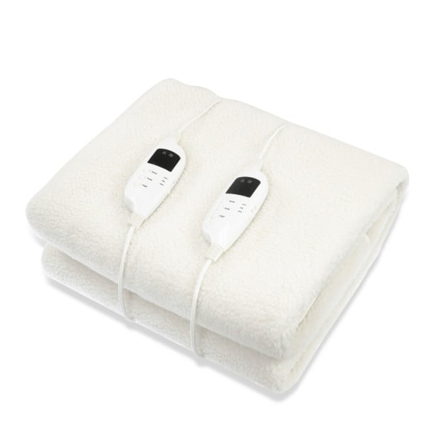 Laura Hill Fleece 9 Heated Level Electric Blanket - Queen Image 2