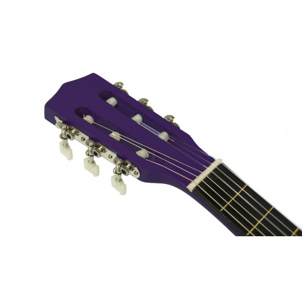 Childrens no-cut acoustic guitar - Purple Image 3