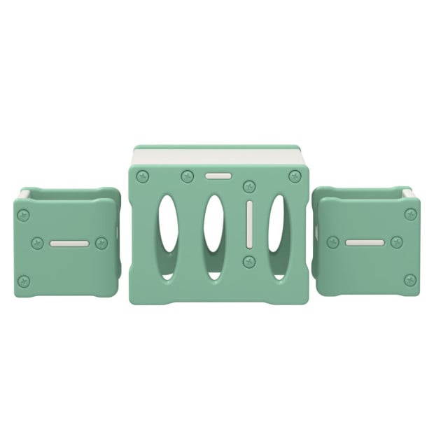 3pcs Kids Table And Chairs Set HDPE Image 4
