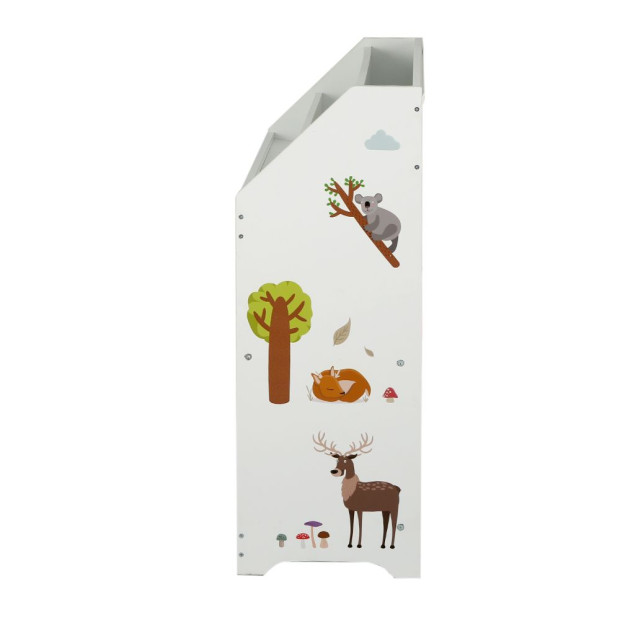 Kids Bookshelf Toy Box Organiser 6 Bins Display Shelf Storage Box Image 4