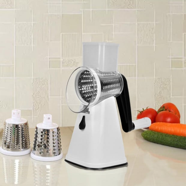 Kitchen Vegetable Food Manual Rotary Grater Chopper Slicer Cutter