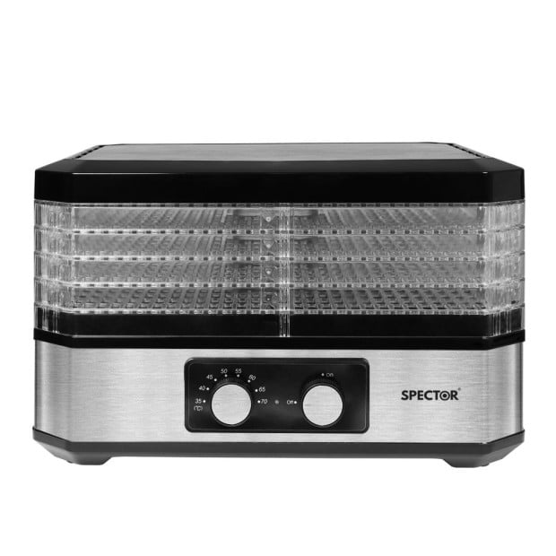 Food Dehydrators Stainless Steel Beef Jerky Maker 5 Trays Dryer Image 2