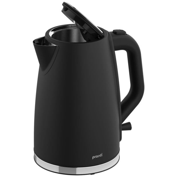 Pronti Silver Noir Collection 1.7L Electric Kettle Image 5