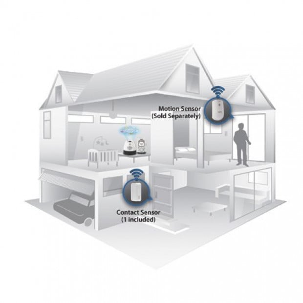 Safe & Sound Digital Audio Monitor with VSmart Wire-Free Home Monitoring Image 3