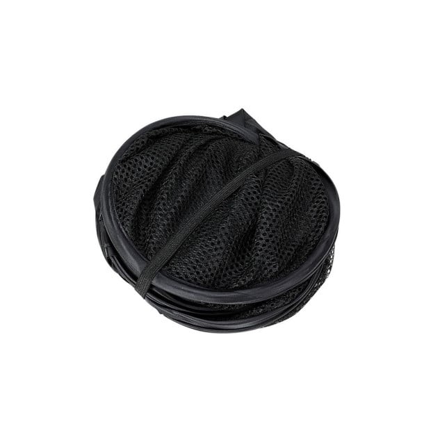 2x Laundry Basket Hamper Foldable Black Image 3