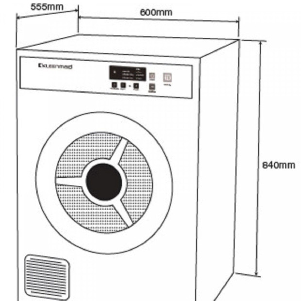 Kleenmaid 60cm Front Vented Dryer Touch Controls LDVF70 Image 7