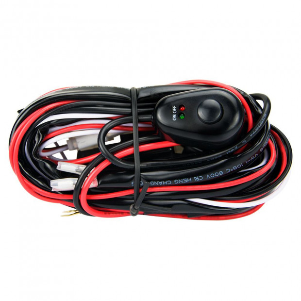 LED HID Wiring Loom Harness Spot Work Light bar 12V 40A Relay 2 Way