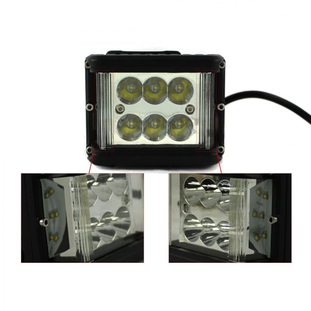 Elinz 2x 60w Led Driving Worklight Flood Spot Beam Cree 12v 24v Image 3
