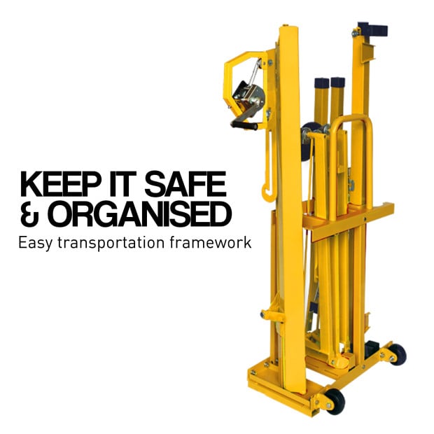 Kartrite 16ft Plaster Drywall Board Sheet Panel Hoist Lifter Image 10