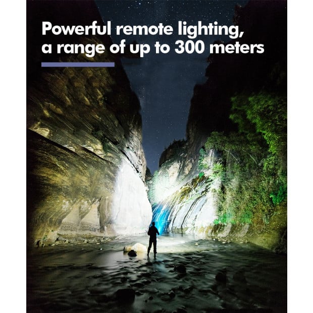 LED Handheld Spotlight Rechargeable Campin Flashlight Torch Spot Light Image 4