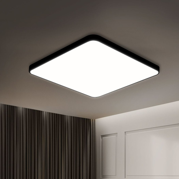 27W Ultra-Thin 5CM LED Ceiling Down Light Surface Mount Black Image 7