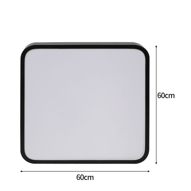 Ultra-Thin 5CM LED Ceiling Down Light Surface Mount Black 60W Image 3