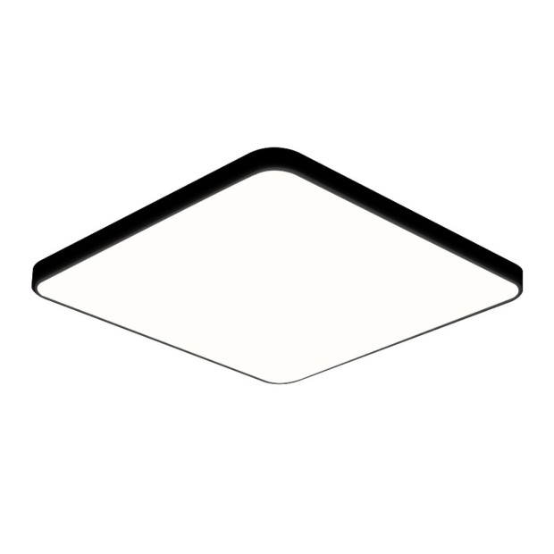 Ultra-Thin 5CM LED Ceiling Down Light Surface Mount Black 60W