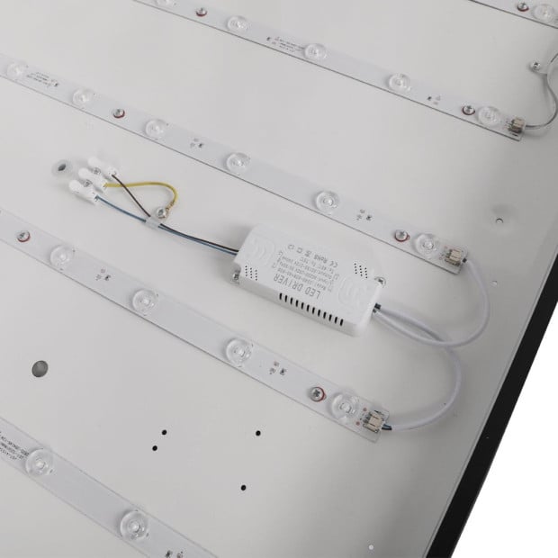 Ultra-Thin 5CM LED Ceiling Down Light Surface Mount Black 45W Image 5