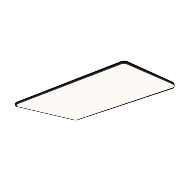 Ultra-Thin 5CM LED Ceiling Down Light Surface Mount Black 45W