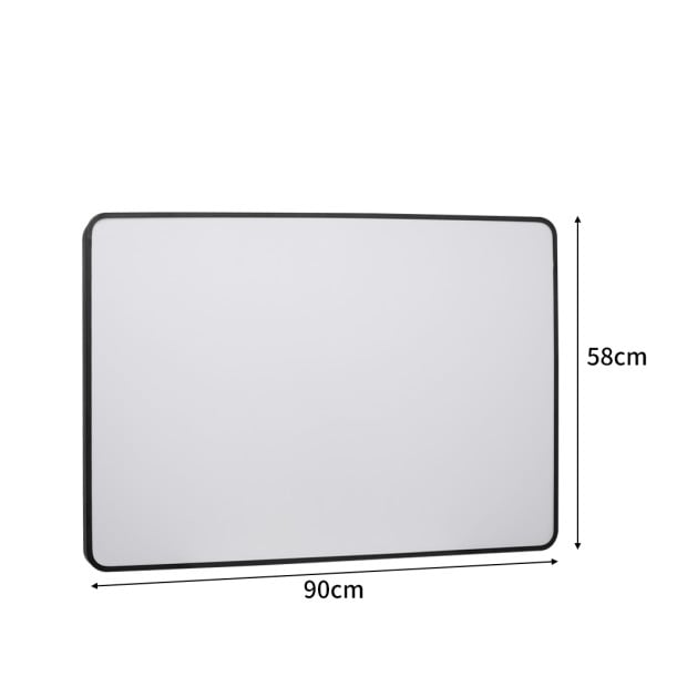 Ultra-Thin 5CM LED Ceiling Down Light Surface Mount Black 96W Image 2
