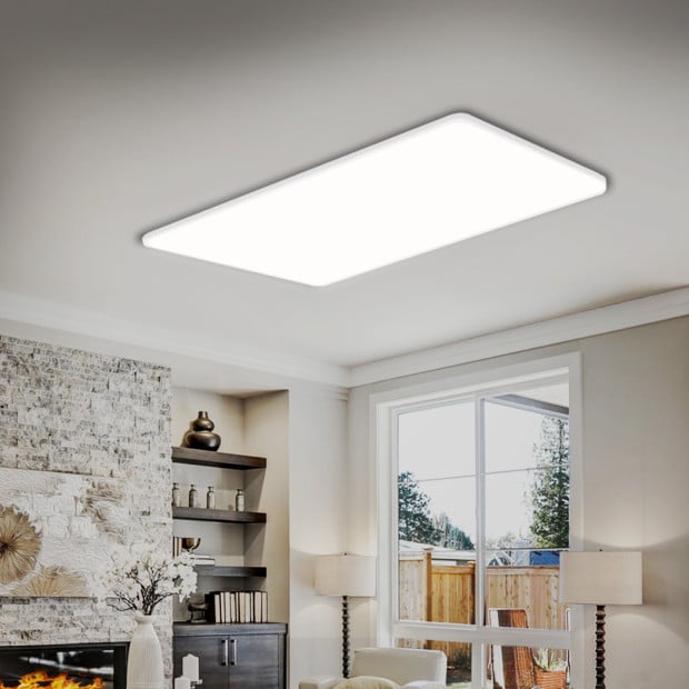 Ultra-Thin 5CM LED Ceiling Down Light Surface Mount White 96W Image 8