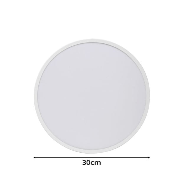 Ultra-Thin 5CM LED Ceiling Down Light Surface Mount White 18W Round Image 3