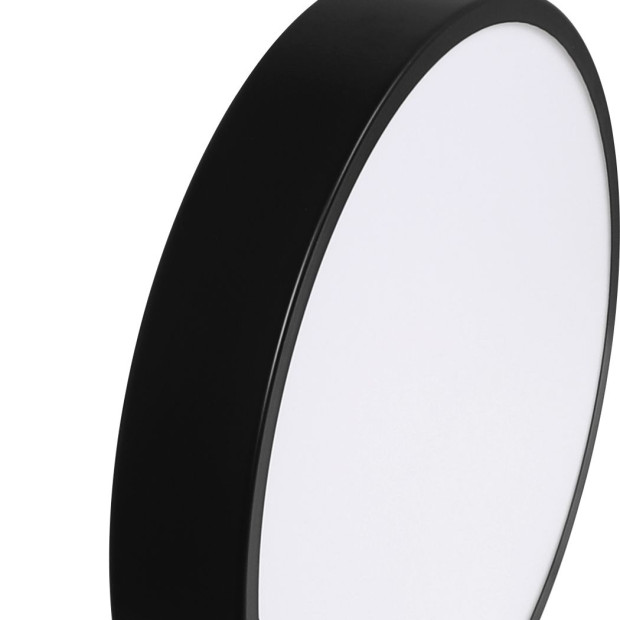 Ultra-Thin LED Ceiling Down Light Surface Mount Black 36W 50cm x 5cm Image 4