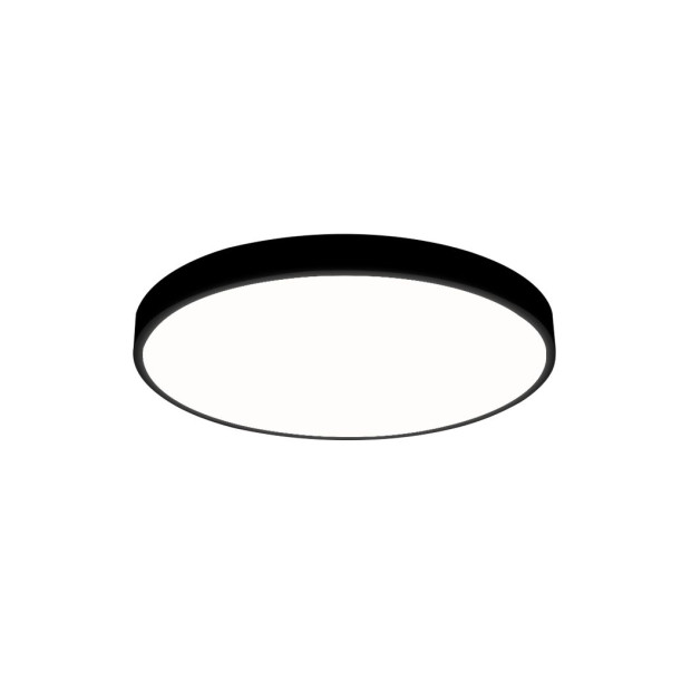 Ultra-Thin LED Ceiling Down Light Surface Mount Black 36W 50cm x 5cm