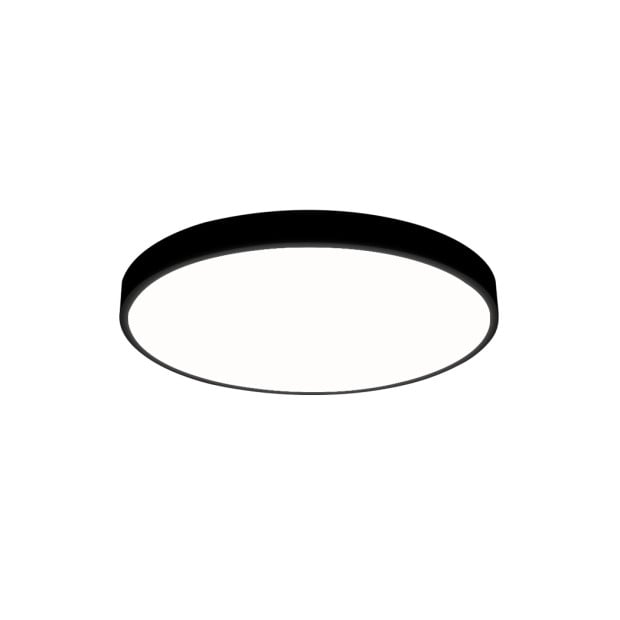 Ultra-Thin 5CM LED Ceiling Down Light Surface Mount - Black 54W