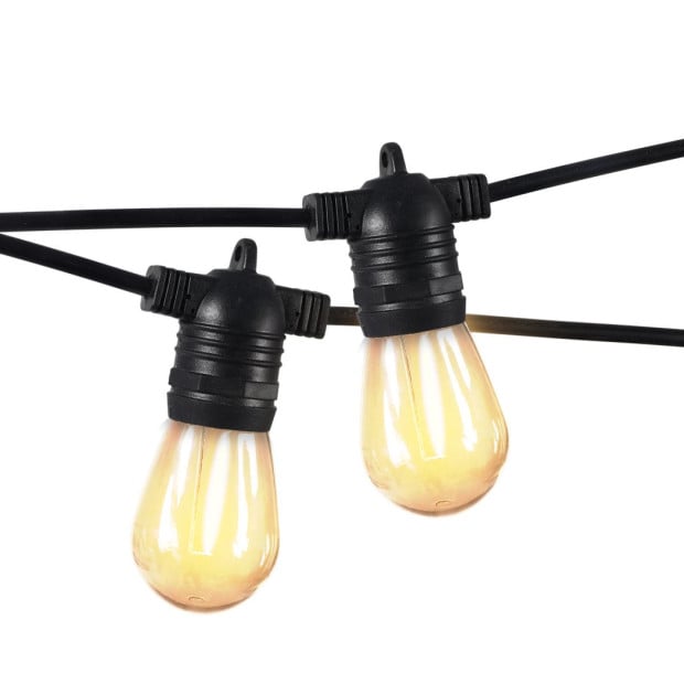 50M Festoon String Lights Christmas Wedding Party Waterproof Outdoor Image 2
