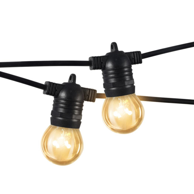30M Festoon String Lights Christmas Wedding Party Waterproof - Warm Image 2