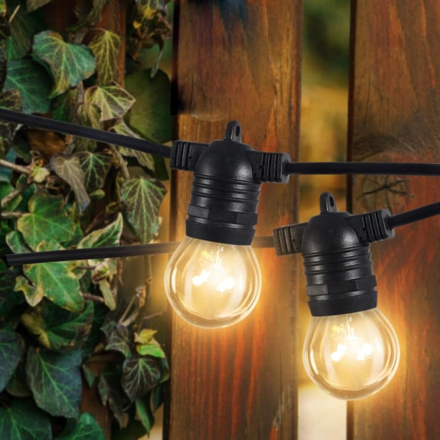 30M Festoon String Lights Christmas Wedding Party Waterproof - Warm Image 7