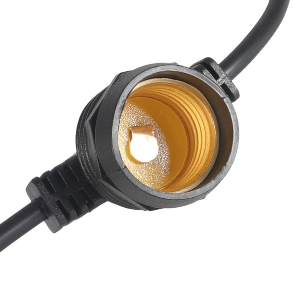50M Festoon String Lights Christmas Waterproof Outdoor Warm White Image 4