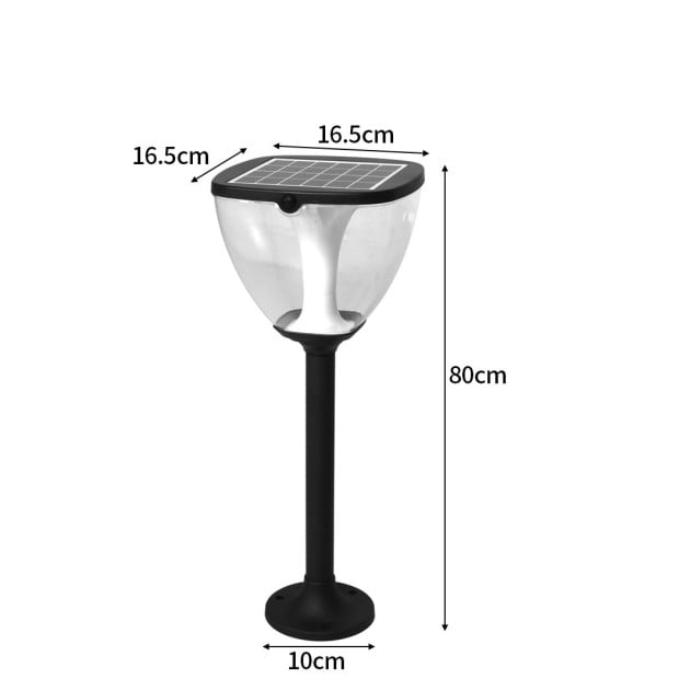 Solar LED Ground Garden Lights Path Yard Park Lawn Outdoor 80cm Image 3