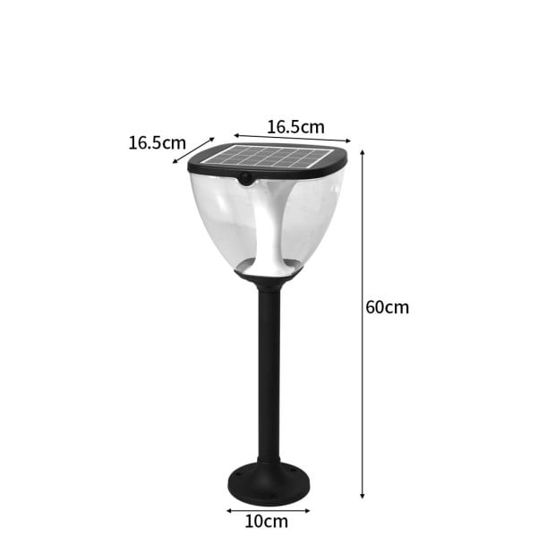 Solar LED Ground Garden Lights Path Yard Park Lawn Outdoor 60cm Image 3
