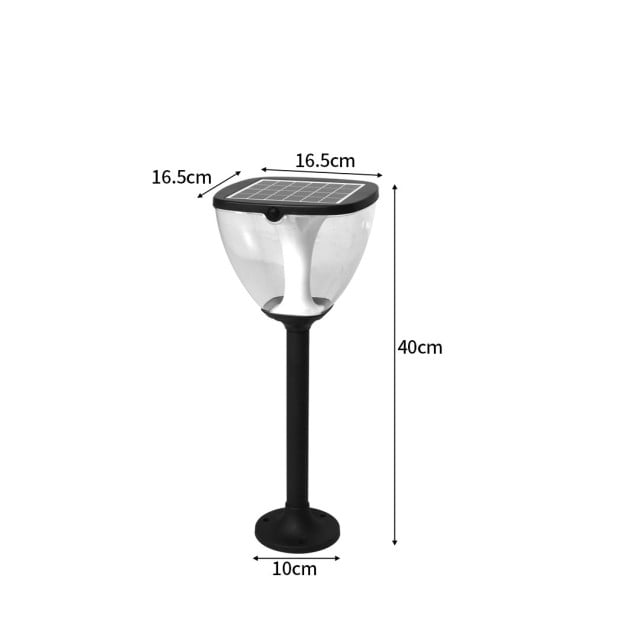 Solar LED Ground Garden Lights Path Yard Park Lawn Outdoor 40cm Image 3