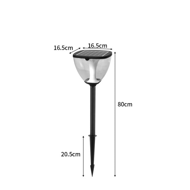 Solar LED Garden Light Pathway Landscape Lawn Lamp Patio 80cm Image 3