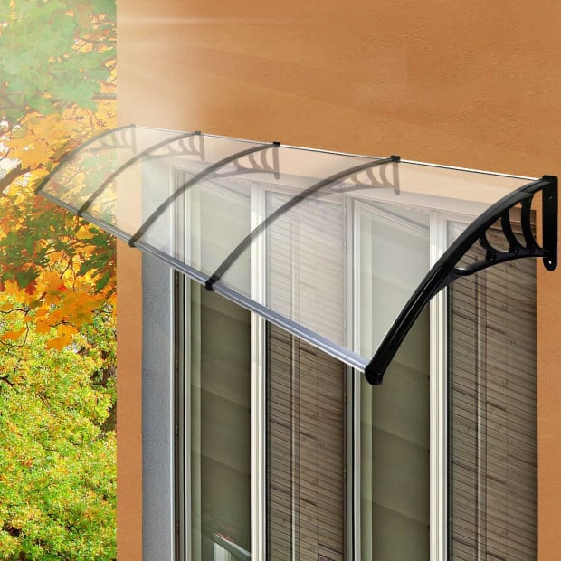 Door Window Awning Outdoor Canopy Sun Shield Rain Cover DIY 1M x 4M Image 8