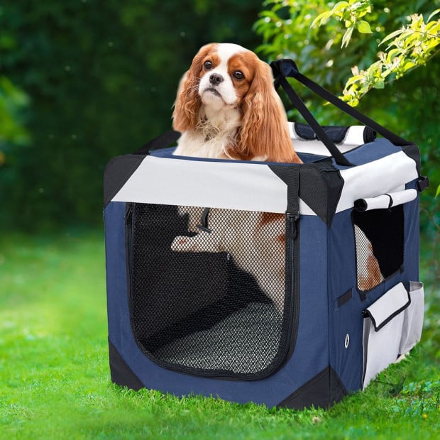 Pet Carrier Bag Dog Puppy Outdoor Travel Hand Portable Crate XL Image 7