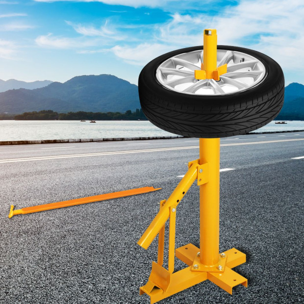 Portable Manual Tyre Changer Car 4WD Van Motorcycle 8-18 Yellow Image 7